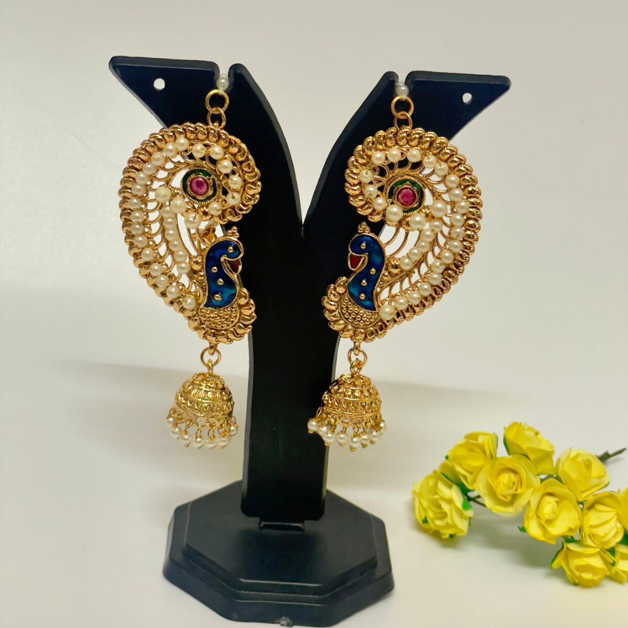 Peacock Karnfull Earings