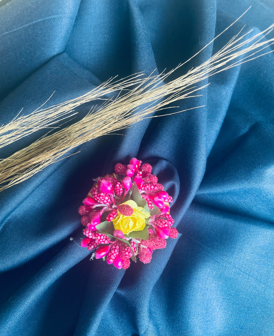 Yellow and Pink Ring Flower jewellery