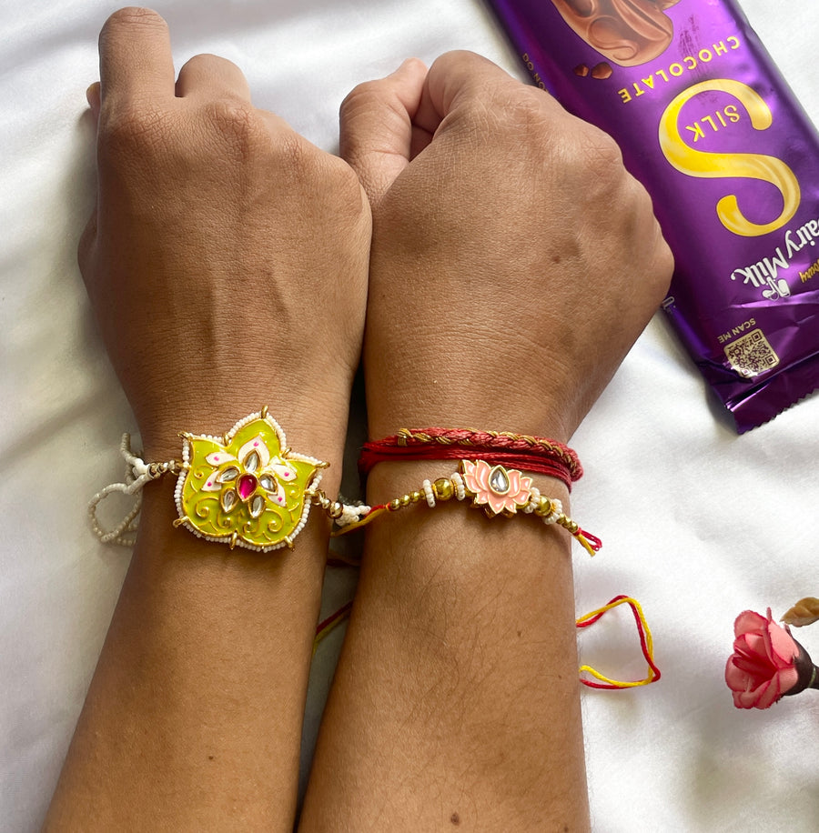 LOTUS COUPLE RAKHI