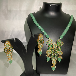 Kundan long set