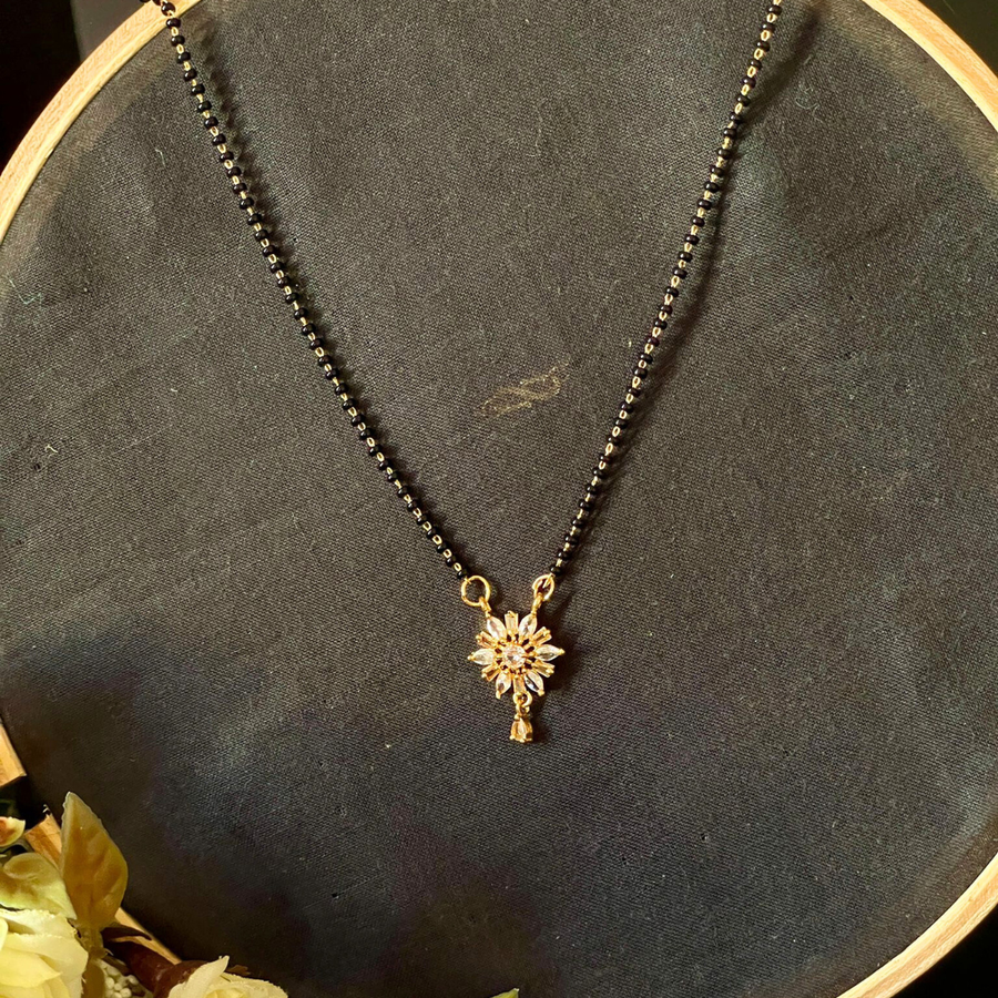 AD FLOWER MANGALSUTRA