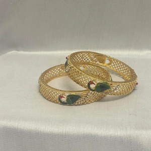 PEACOCK MENAKARI BANGLE