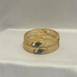 PEACOCK MENAKARI BANGLE