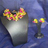 Pink and Yellow Flower Jewellery