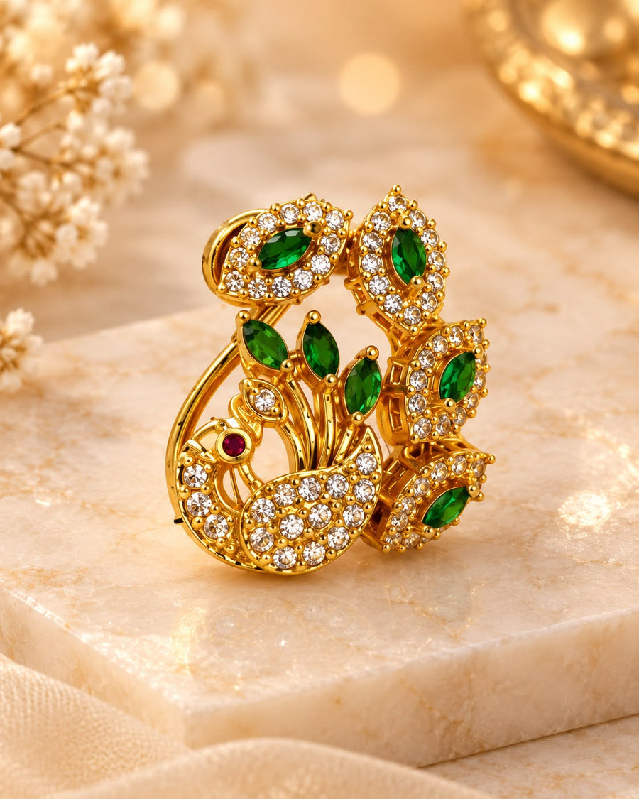 Peacock Green AD Stone Nath