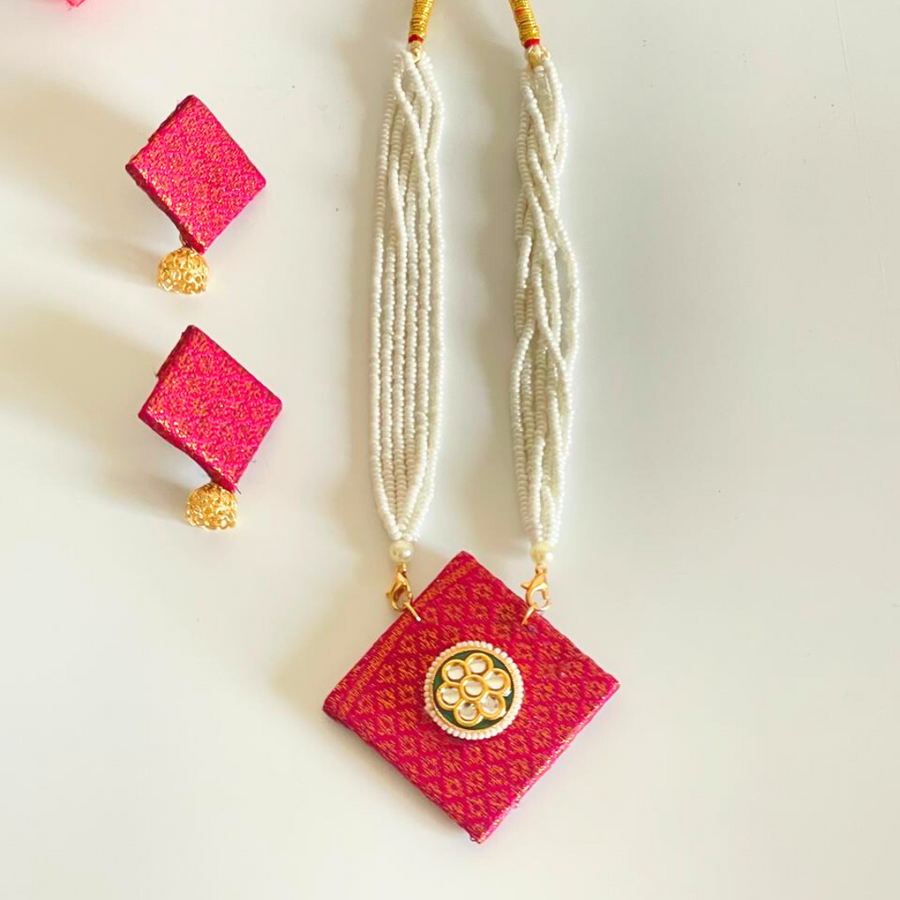 Moti and Fabric Jewellery